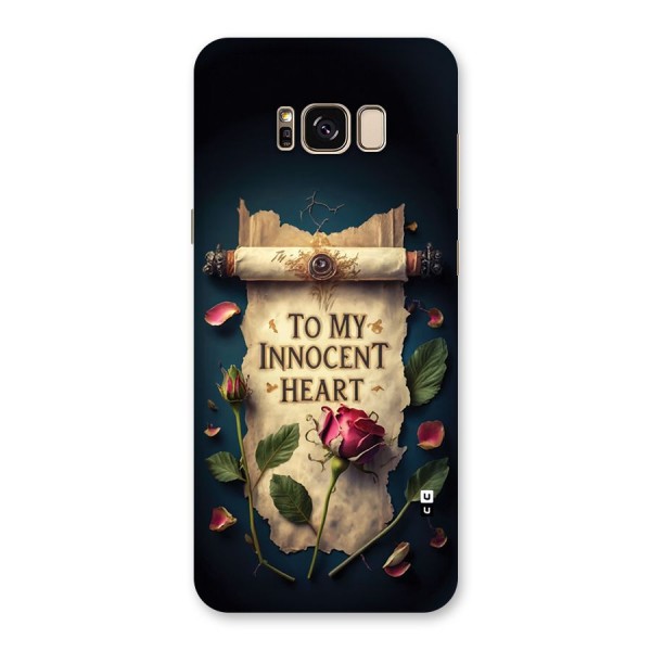 Innocence Of Heart Back Case for Galaxy S8 Plus