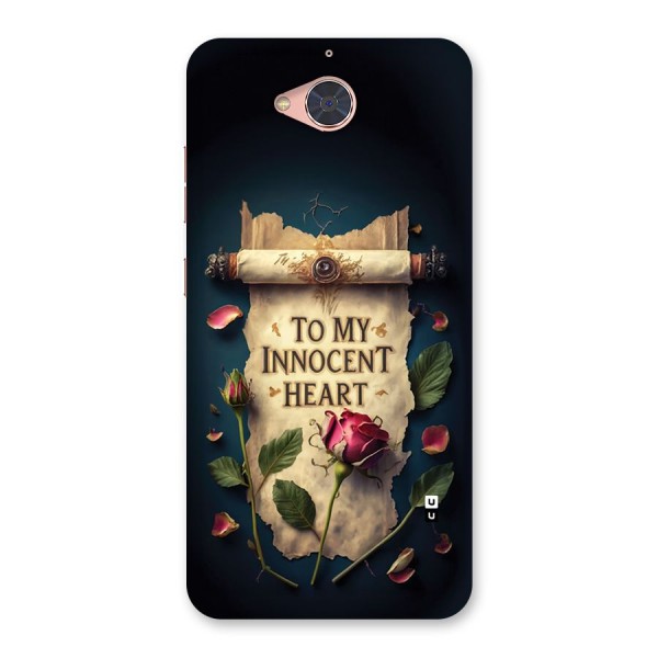 Innocence Of Heart Back Case for Gionee S6 Pro