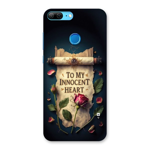 Innocence Of Heart Back Case for Honor 9 Lite