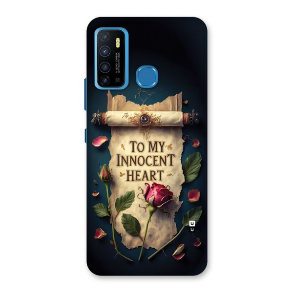 Innocence Of Heart Back Case for Infinix Hot 9