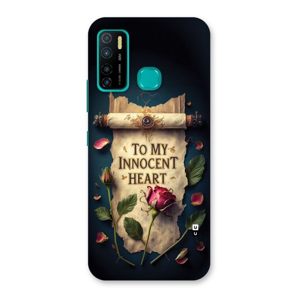Innocence Of Heart Back Case for Infinix Hot 9 Pro
