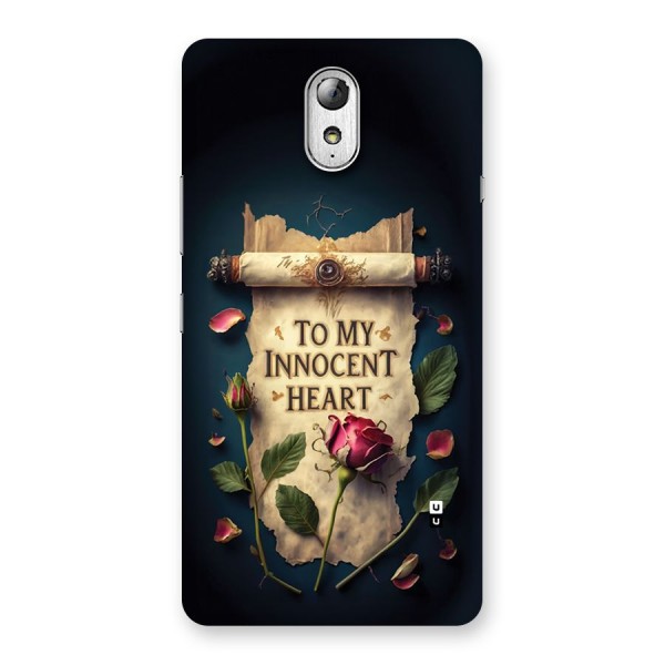 Innocence Of Heart Back Case for Lenovo Vibe P1M