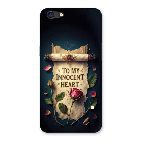 Innocence Of Heart Back Case for Oppo A71