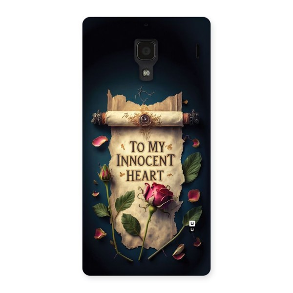 Innocence Of Heart Back Case for Redmi 1s