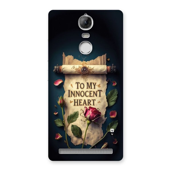 Innocence Of Heart Back Case for Vibe K5 Note