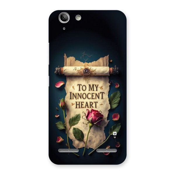 Innocence Of Heart Back Case for Vibe K5 Plus