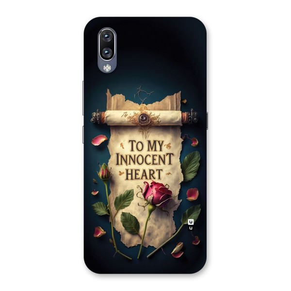 Innocence Of Heart Back Case for Vivo NEX