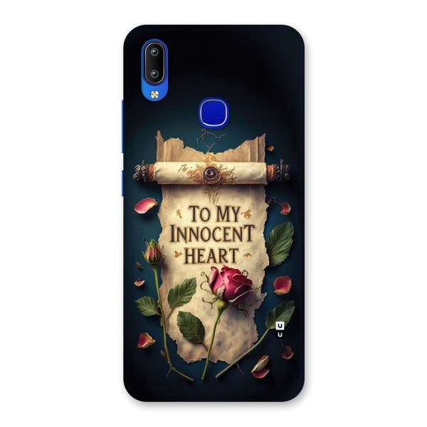 Innocence Of Heart Back Case for Vivo Y91