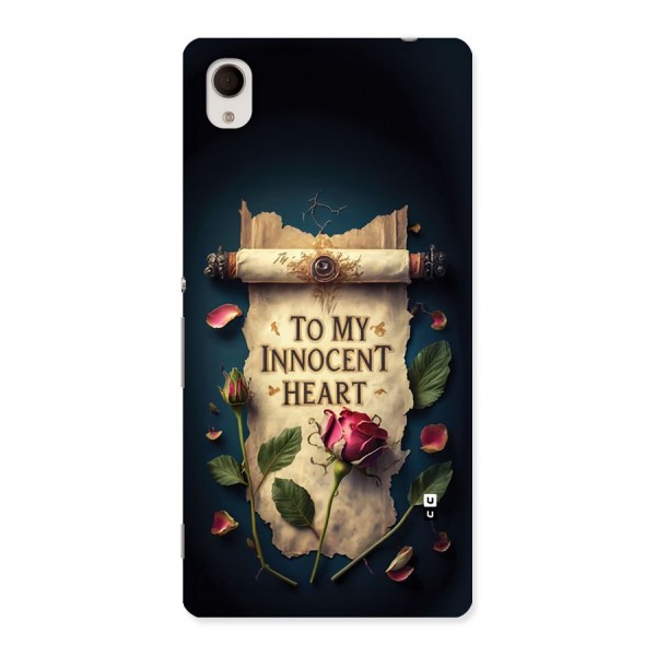 Innocence Of Heart Back Case for Xperia M4
