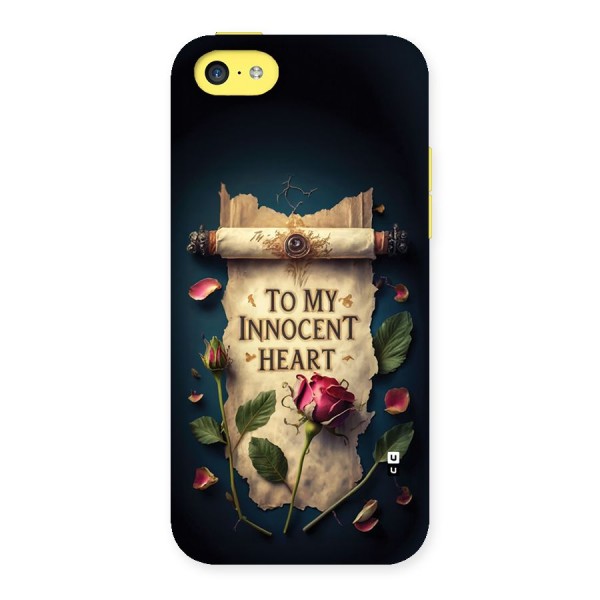 Innocence Of Heart Back Case for iPhone 5C