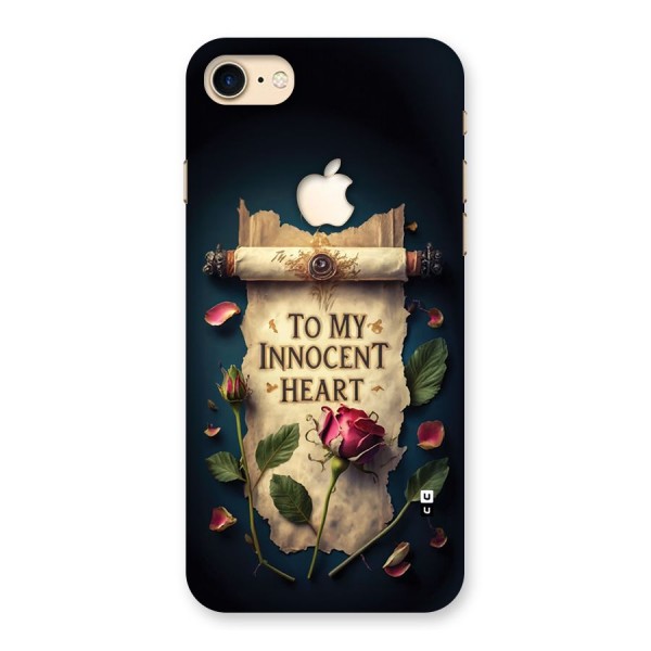 Innocence Of Heart Back Case for iPhone 7 Apple Cut