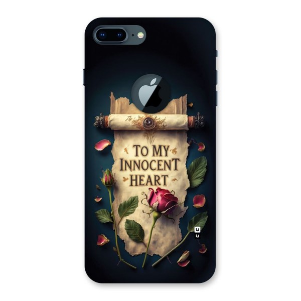 Innocence Of Heart Back Case for iPhone 7 Plus Logo Cut