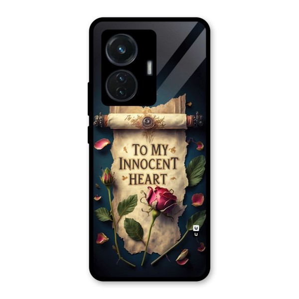 Innocence Of Heart Glass Back Case for iQOO Z6 44W