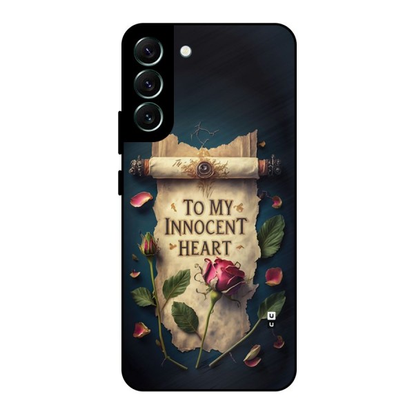 Innocence Of Heart Metal Back Case for Galaxy S22 Plus 5G