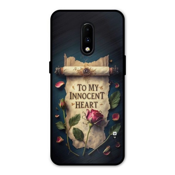 Innocence Of Heart Metal Back Case for OnePlus 7