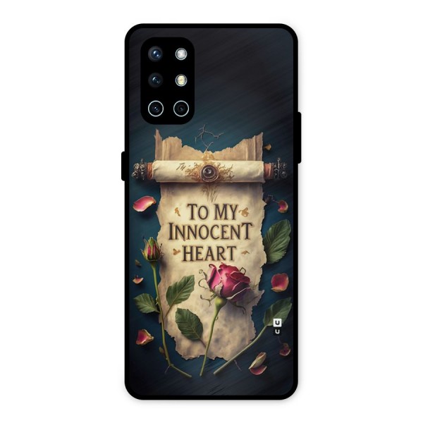 Innocence Of Heart Metal Back Case for OnePlus 9R