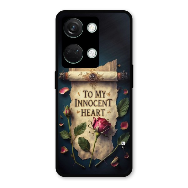 Innocence Of Heart Metal Back Case for OnePlus Nord 3