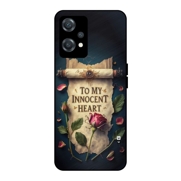 Innocence Of Heart Metal Back Case for OnePlus Nord CE 2 Lite 5G