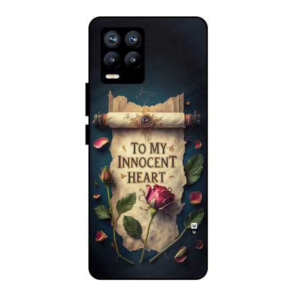 Innocence Of Heart Metal Back Case for Realme 8 Pro