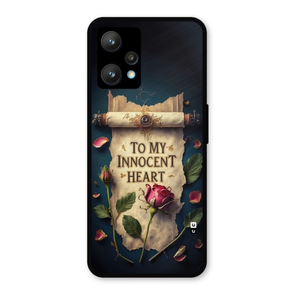 Innocence Of Heart Metal Back Case for Realme 9