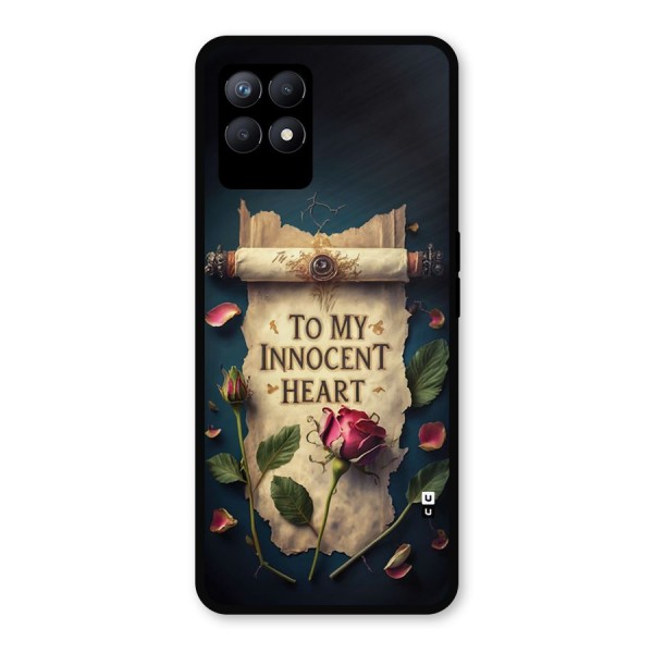 Innocence Of Heart Metal Back Case for Realme Narzo 50
