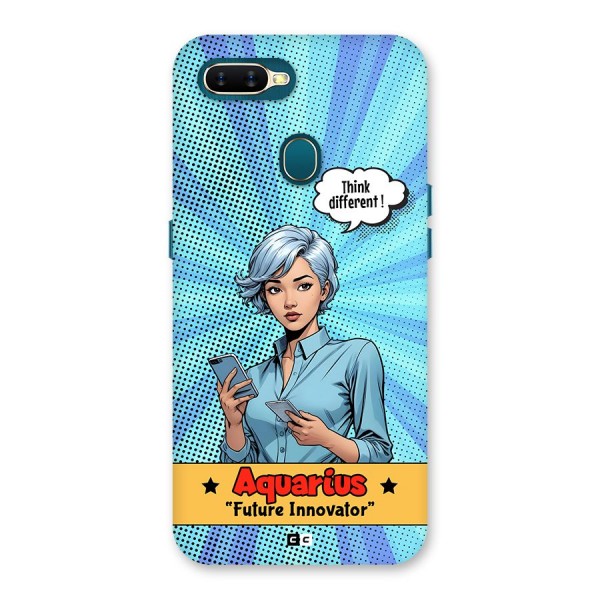 Innovative Aquarius Back Case for Oppo A7