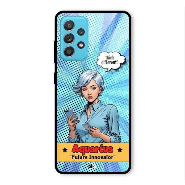 Innovative Aquarius Glass Back Case for Galaxy A52