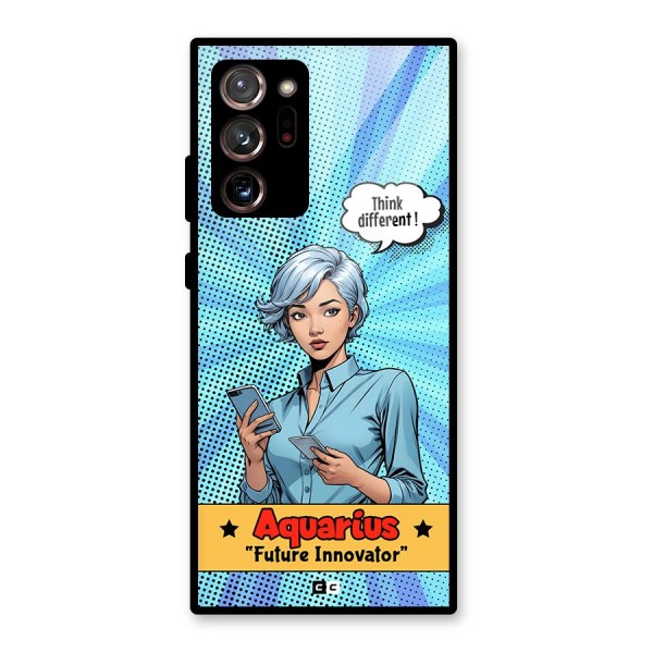 Innovative Aquarius Glass Back Case for Galaxy Note 20 Ultra