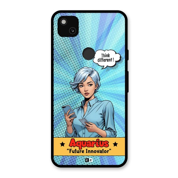 Innovative Aquarius Glass Back Case for Google Pixel 4a