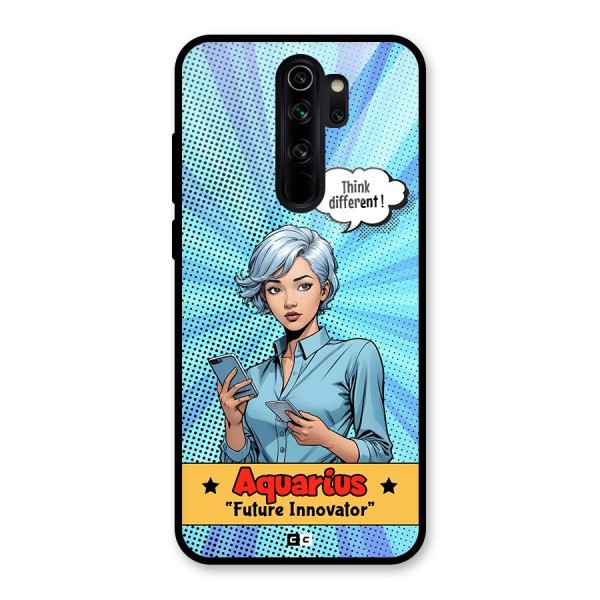 Innovative Aquarius Glass Back Case for Redmi Note 8 Pro