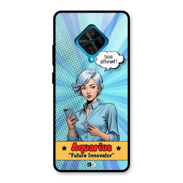Innovative Aquarius Glass Back Case for Vivo S1 Pro