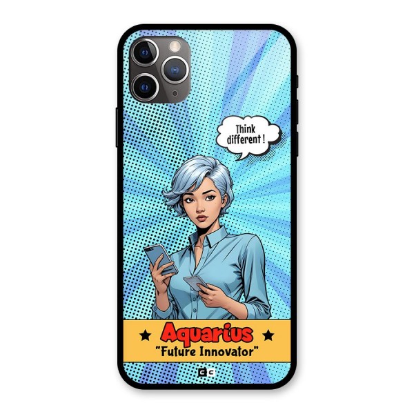 Innovative Aquarius Glass Back Case for iPhone 11 Pro Max