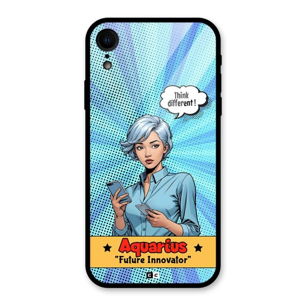 Innovative Aquarius Glass Back Case for iPhone XR