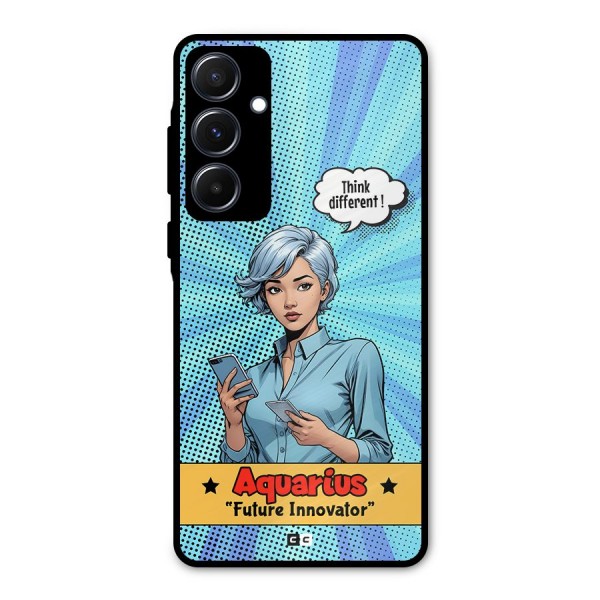 Innovative Aquarius Metal Back Case for Galaxy A55