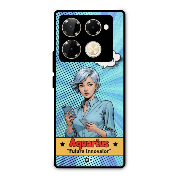 Innovative Aquarius Metal Back Case for Infinix Note 40 Pro Plus