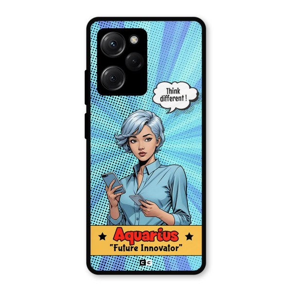 Innovative Aquarius Metal Back Case for Poco X5 Pro
