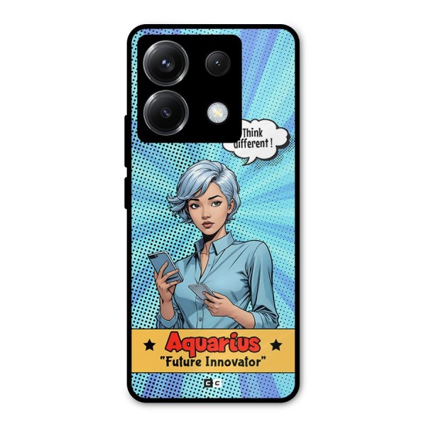 Innovative Aquarius Metal Back Case for Poco X6