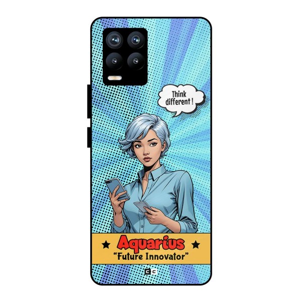 Innovative Aquarius Metal Back Case for Realme 8 Pro