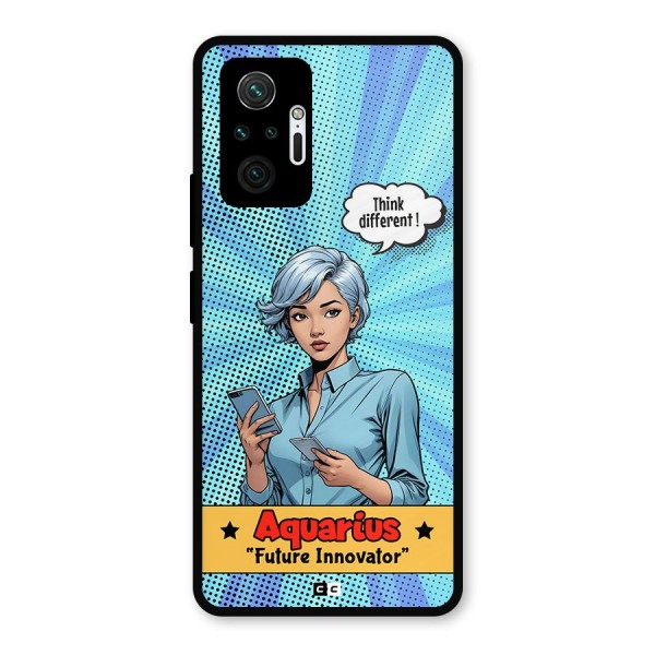 Innovative Aquarius Metal Back Case for Redmi Note 10 Pro