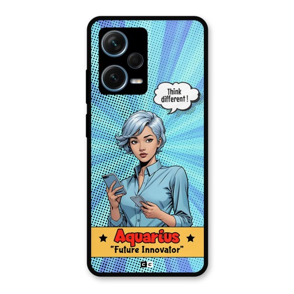 Innovative Aquarius Metal Back Case for Redmi Note 12 Pro Plus 5G