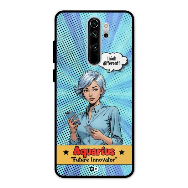 Innovative Aquarius Metal Back Case for Redmi Note 8 Pro