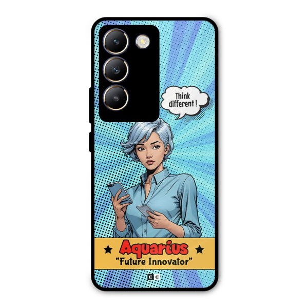 Innovative Aquarius Metal Back Case for Vivo Y200e