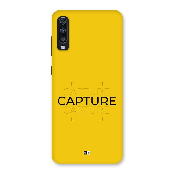 Instant Capture Back Case for Galaxy A70