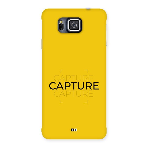 Instant Capture Back Case for Galaxy Alpha