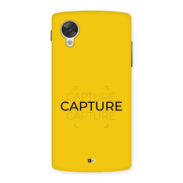 Instant Capture Back Case for Google Nexus 5