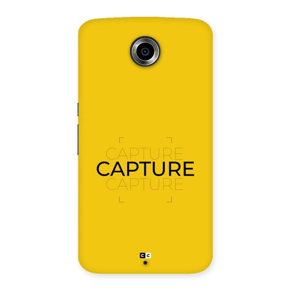 Instant Capture Back Case for Google Nexus 6