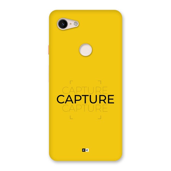 Instant Capture Back Case for Google Pixel 3 XL