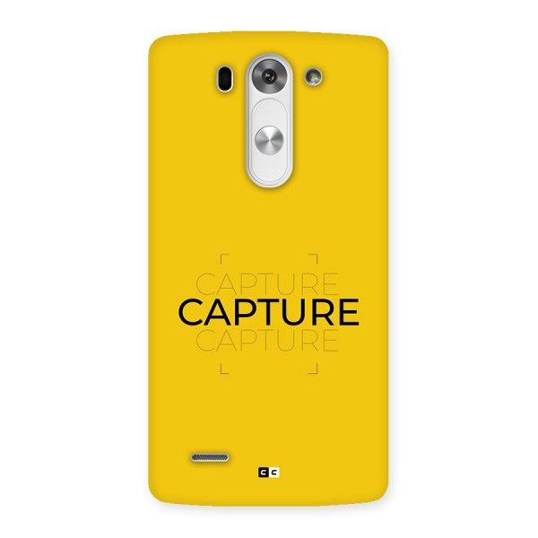 Instant Capture Back Case for LG G3 Beat