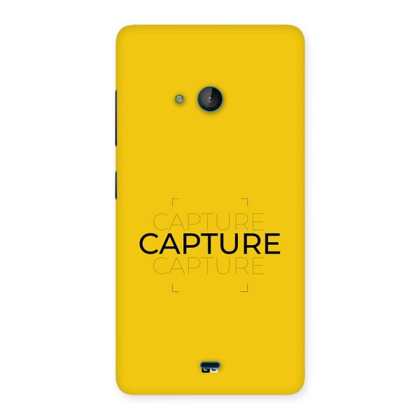 Instant Capture Back Case for Lumia 540