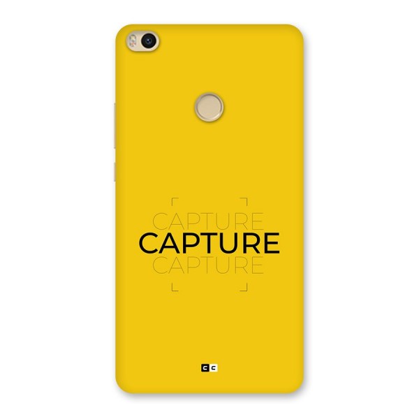 Instant Capture Back Case for Mi Max 2